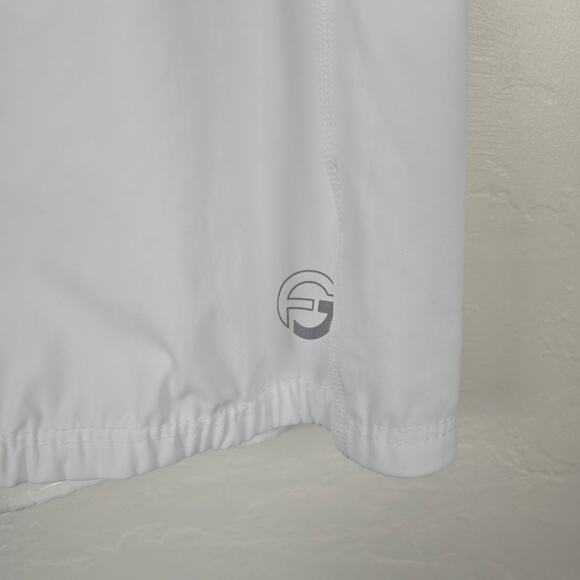 Foray Golf White Shorts Biker Tennis Compression Activewear Sports Stretch M - Picture 12 of 14